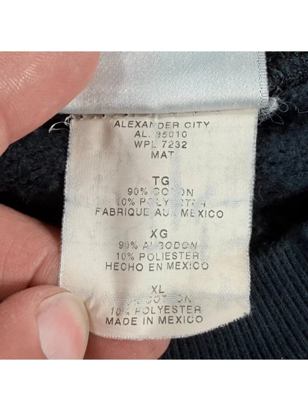 Vintage Jerzees‎ Z Class Sweatshirt Mens XL Charcoal Gray W.E.A.U. Embroidered